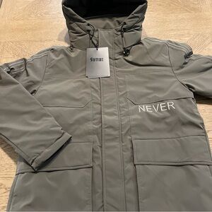 NWT SUTU MAJOR DOWN HOOD REAL PARKA MEN'S PUFFER JACKET SIZE XL